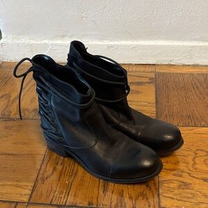 Barney’s New York Black Ankle Boots